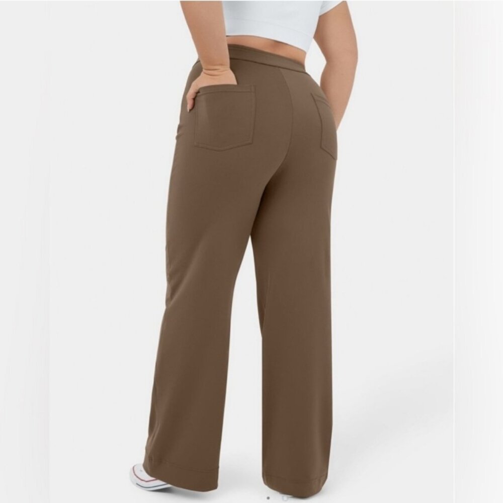 Halara High Waisted Button Multiple Pockets Strai… - image 2